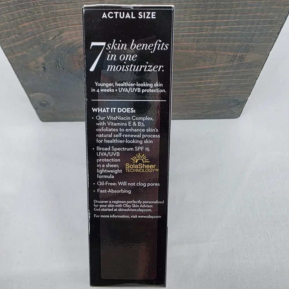 Olay Lot of 3: Total Effects 7 In 1, 7 in 1 SPF 15, Olay Regenerist Moisturize